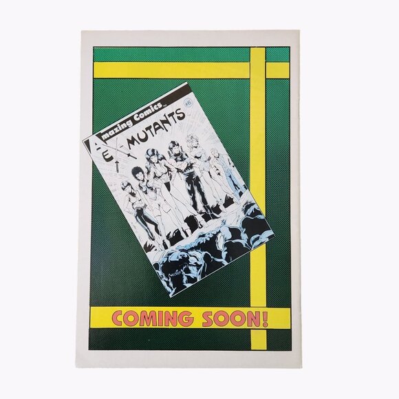 Amazing Comics Ex-Mutants #5 1987 Comic Book Collector Bagged Boarded - Picture 2 of 2